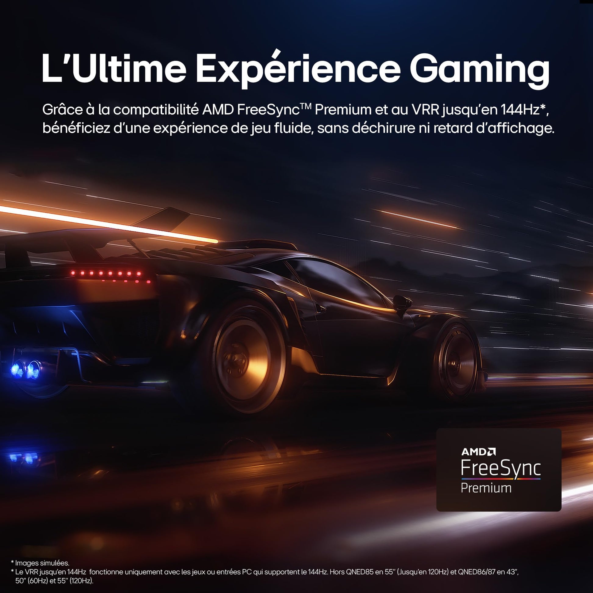 LG TV QNED Evo AI 2025 | 55QNED85A | 55'' (139 cm) | MiniLED 120Hz | Processeur α8 AI 4K Gen2 |Dolby Vision | Alexa